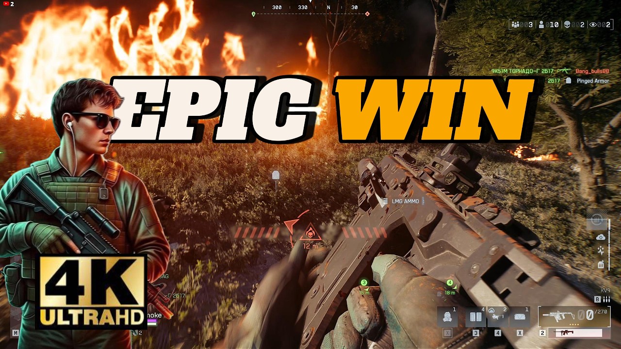 😱 INSANE 3v4 CLUTCH! Friend Crashes, We STILL WIN BF6 REDSEC FINALS! You Won't Believe This! 🔥