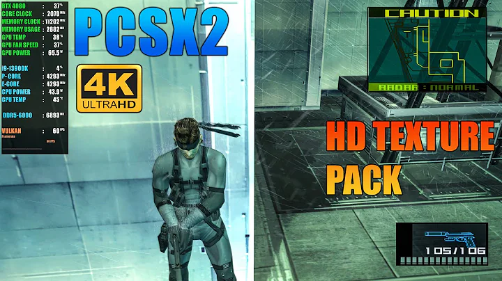 Metal Gear Solid 2 Substance | PCSX2 Nightly | HD Texture Pack |Playable✔️| Best Settings | 4K 60FPS