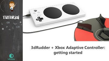 3dRudder + Xbox Adaptive Controller: getting started