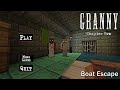 GRANNY CHAPTER 2 BOAT EXIT MINECRAFT GAMEPLAY