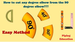 Cutting 90° Elbows Made Easy – Simple Formula for Any Angle!