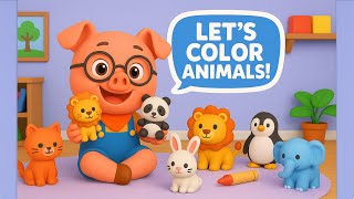 Animals Coloring Fun with Smart Piggy || 006 screenshot 5