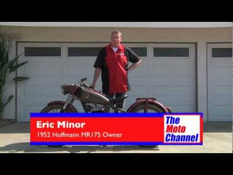 Motorcycle Kick Start Demonstration: 1952 Hoffmann MR175