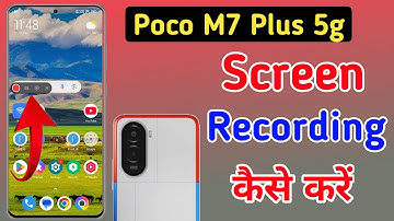 Poco m7 Plus 5g me screen recording kaise kare / How to record screen in Poco m7 Plus 5g / recording