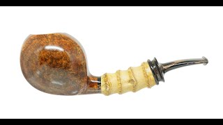 New Andrey Cherepanov Blowfish Pipe W. Bamboo On Pipehub.com