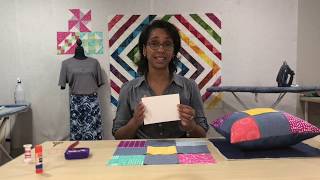 Hand Sewing - 9 Patch Pillow