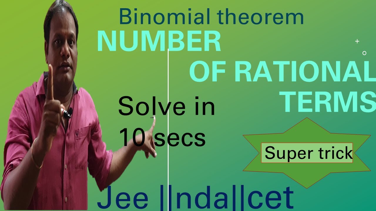 number of rational terms(binomial theorem)