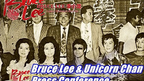 李小龍 Bruce Lee & Unicorn Chan Press Conference     (June 12, 1972) FIST OF UNICORN   Film Premiere - DayDayNews