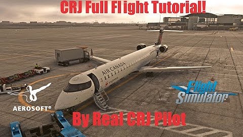 The only CRJ Tutorial you need.  Full CRJ flight Tutorial #aviation aviation #msfs2020