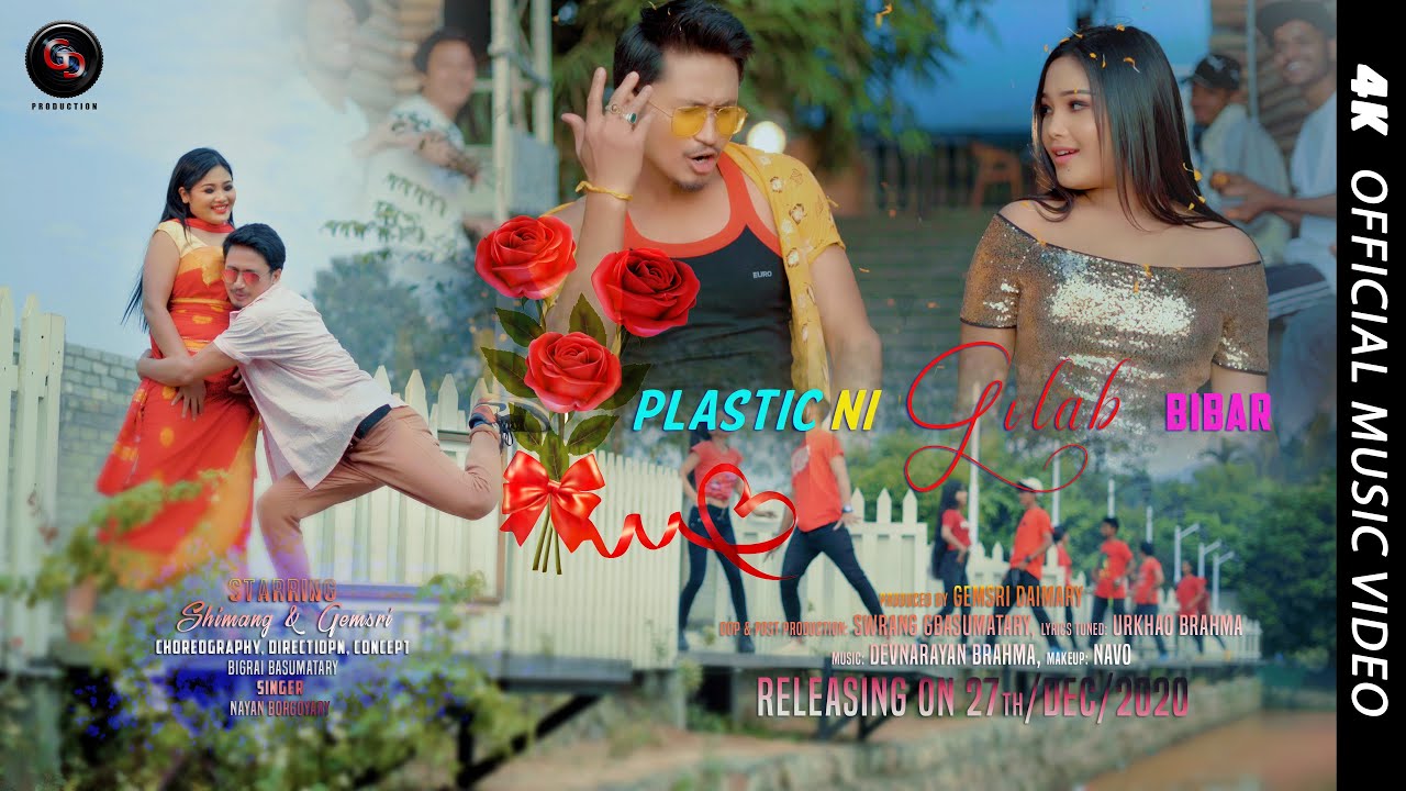 PLASTIC NI GOLAB BIBAR OFFICIAL BODO MUSIC VIDEO || GD PRODUCTIONS || GEMSRI &SIMANG