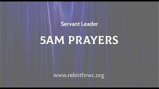 5AM Prayers - Mon, 30th Aug 2021