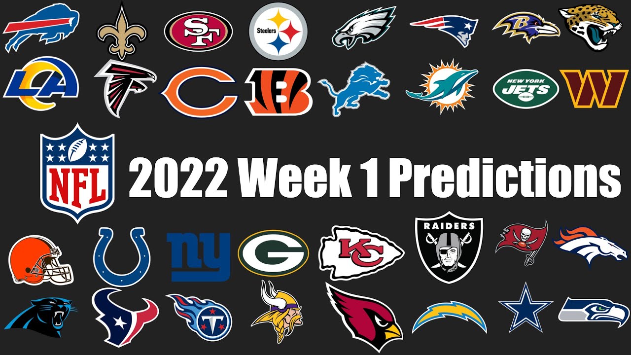 nfl 2022 week one predictions