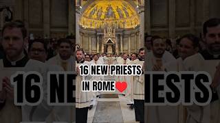🇻🇦16 New Priests Ordained in Rome Emotional Ceremony at St Paul Outside the Walls #vatican  #priest