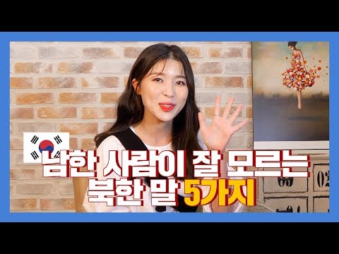5 North Korean words that South Koreans don't understand!
