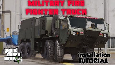 M1142 Tactical Fire Fighting Truck | Installation Tutorial | 8x8truck Gta 5 | Gamebank