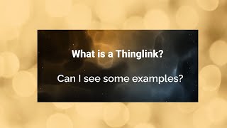 What is thinglink and examples