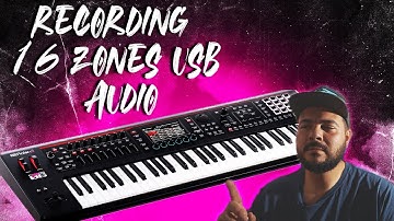 Roland Fantom 0 - How to record 16 Zones using USB Audio into Ableton Live