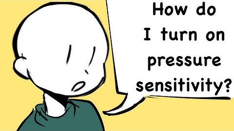 How do I turn on pressure sensitivity on IbisPaint??