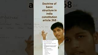 Important doctrine of India constitution/ Doctrine of basic structures in india constitution