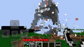 Mcpe-Eiffel Tower 2,000 TNT explosion!