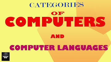 Categories of Computer and Computer Languages