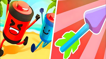 Battery Run, Arrow Fest - All Level Gameplay Android,iOS #3 #BatteryRun #ArrowFest Games Playing PRO