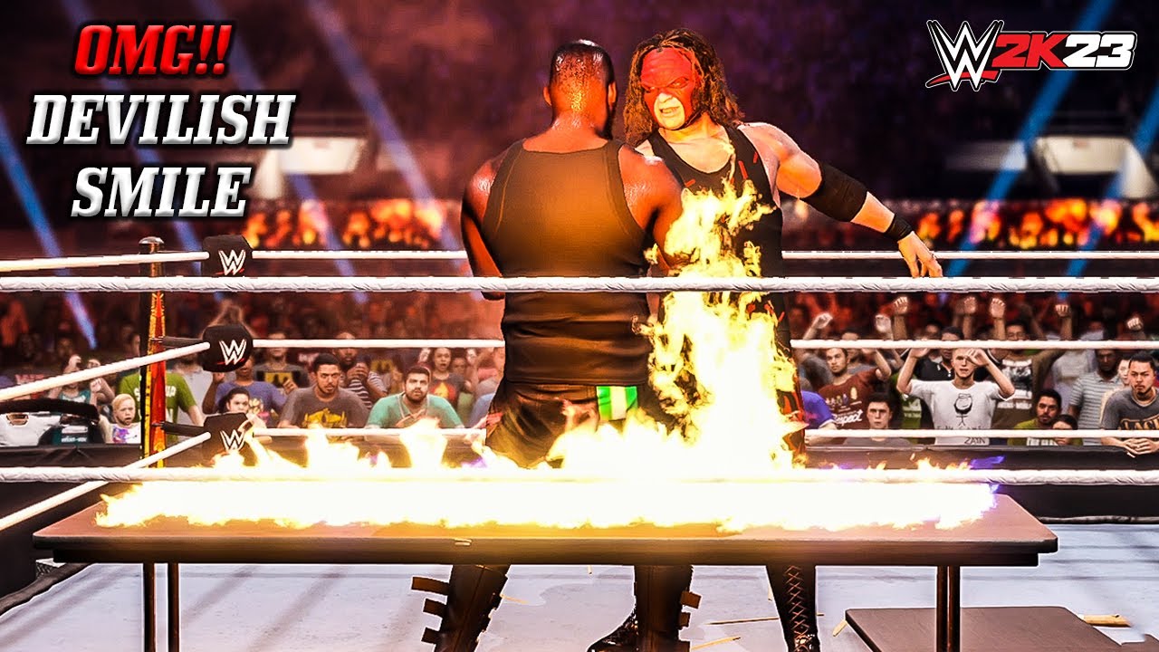 WWE 2K23 : The Real Devil Kane😱😈 #youtube #youtubevideo - YouTube