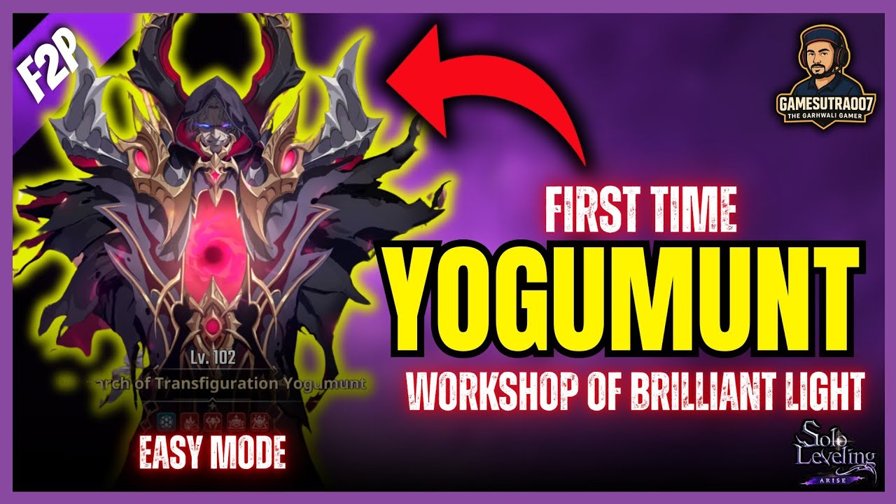 First Time Beating YOGUMUNT Boss 😱 | Solo Leveling ARISE WOBL Easy Mode