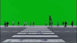 Road green screen