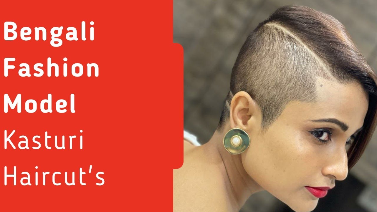 Model Haircut | Indian Girl Haircut | Indian Women Undercut | Women  Undercut | Skin Fade Haircut | - YouTube