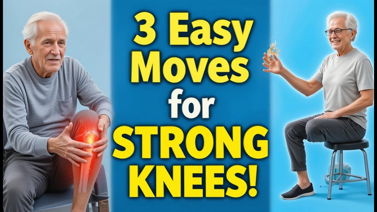 3 Simple Exercises to Strengthen Weak Knees & Prevent Cramps | Senior ...