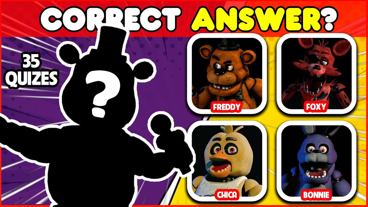 Freddy Fazbear Knowledge Quiz! - Test