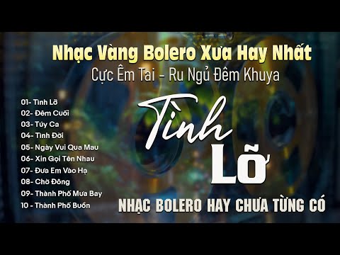 TÌNH LỠ, ĐÊM CUỐI✨BOLERO DIỄN QUÂN Giọng Ca Đặc Biệt Hay 2026➤Nhạc Vàng Xưa Bất Hủ Dễ Ngủ Cực Dễ Ngủ