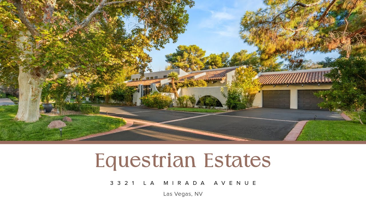 3321 La Mirada Avenue | Las Vegas | Equestrian Estates | IS LUXURY