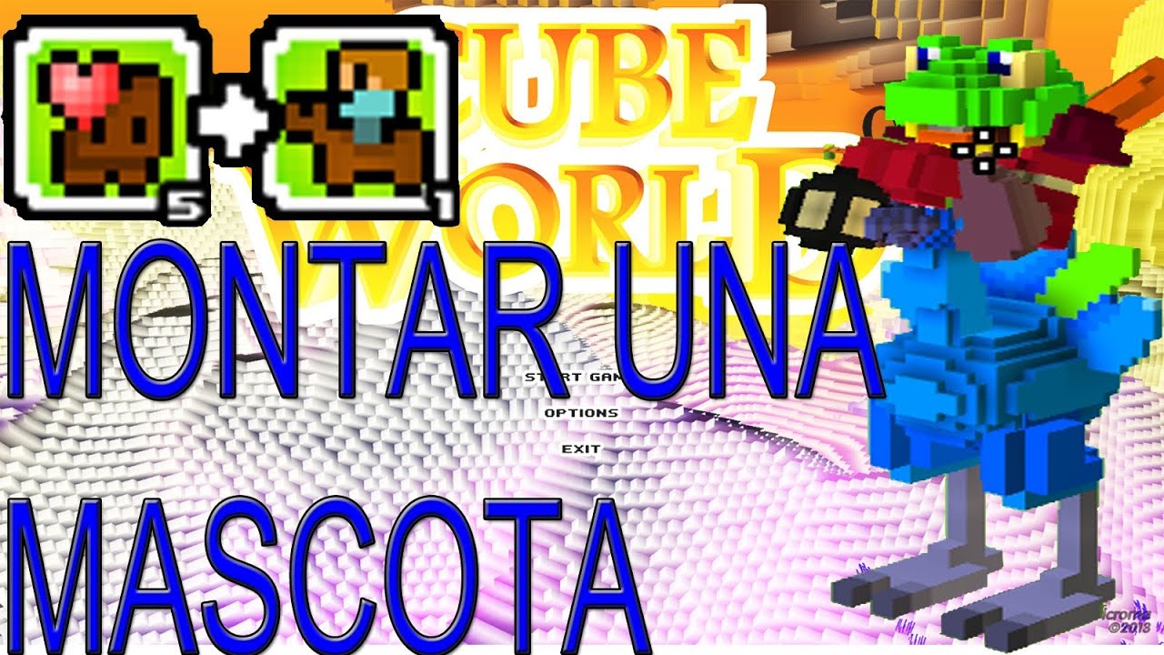 Cube World: COMO MONTAR TU MASCOTA