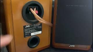 ( COMPANY OF JAPAN 🇯🇵 ) THE JVC SPEAKERS,HARD TO FIND AND THEY SOUND AMAZING!!!