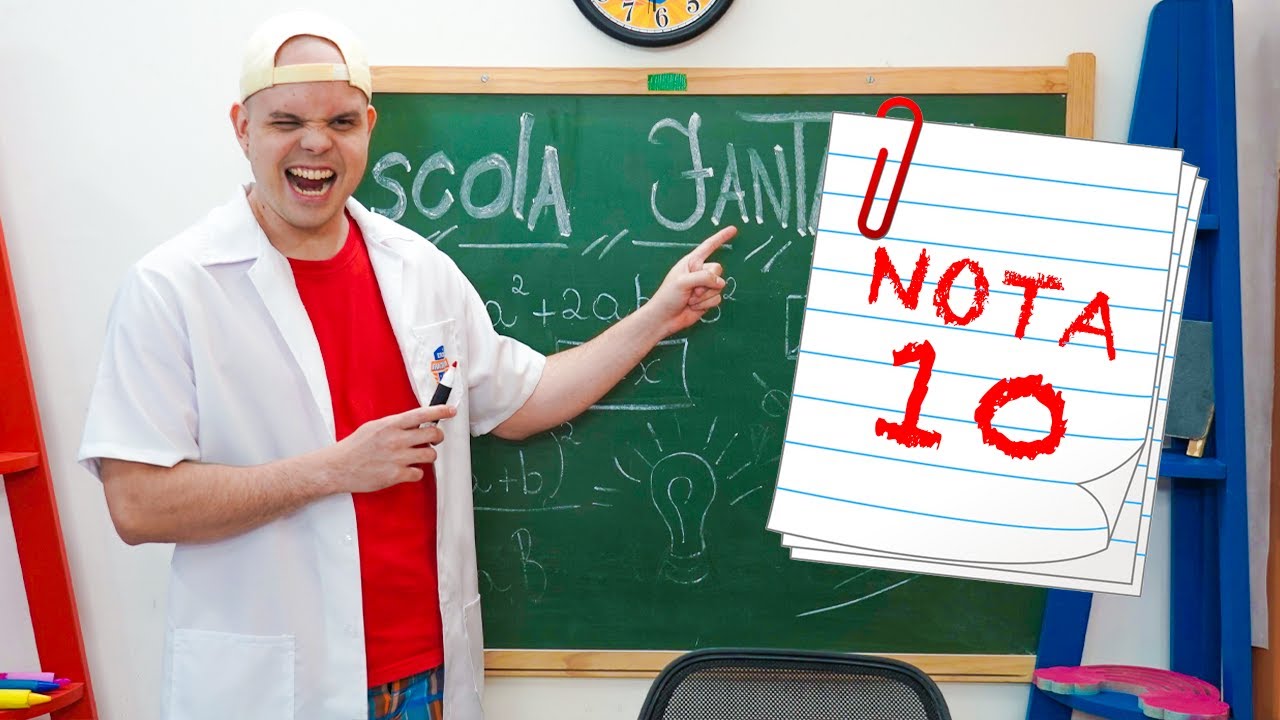 O VALENTÃO TIROU AS MELHORES NOTAS NA ESCOLA DO LUCCAS NETO