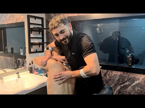 ASMR Barber Massage And Skincare (Watch and Forget Your Worries) 