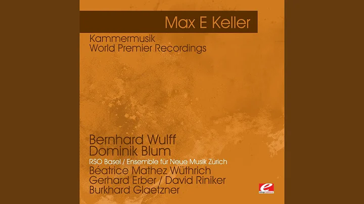 Konfigurationen II (1989) for alto and ensemble: Stand Der Nationen