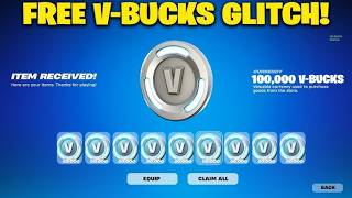 FREE 100 000 Vbucks GLITCH 2026