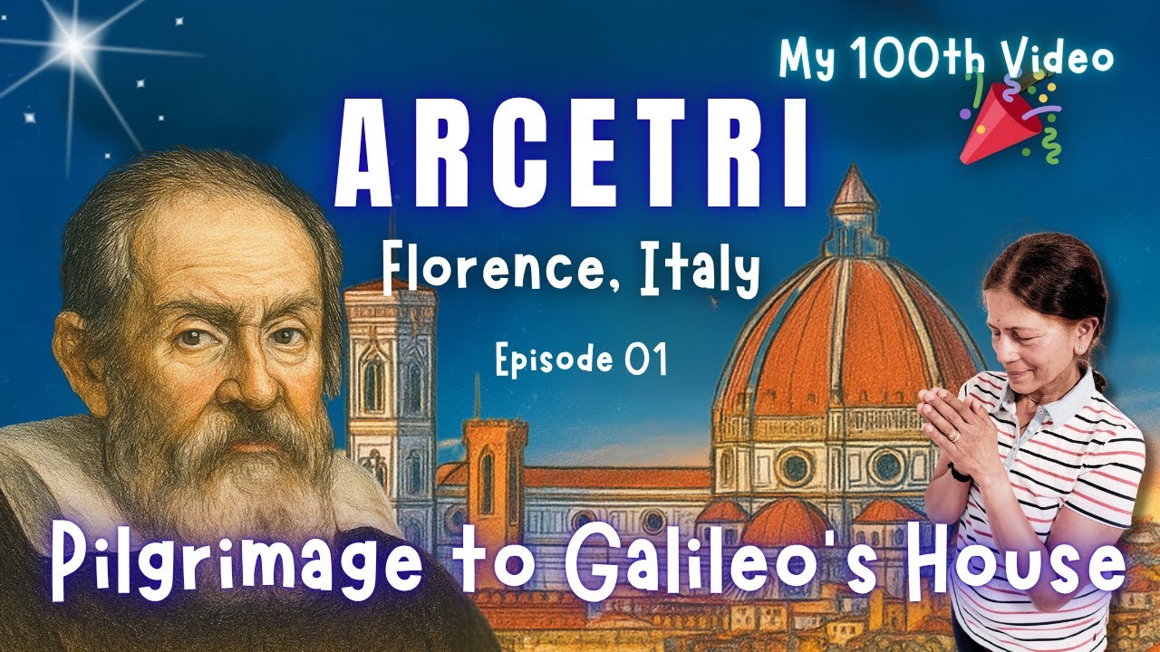 Walk With Me to Galileo's ARCETRI Villa! Why Was Galileo Under House Arrest Here?   🔭🚶‍♀️