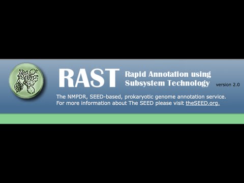 PART 1:  Getting Started with RAST