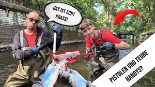 These PISTOLS catch us off guard! River leaves us amazed / MaScottchen & Co Magnet Fishing