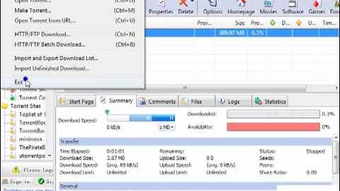How-To Use BitTorrent File Sharing Technology with the Free Torrent "Client" Program BitComet
