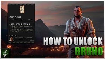 Black Ops 4 - How To Unlock Bruno In Blackout - Character Unlock Tutorial