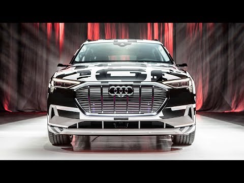 CRAZY! 2020 AUDI E-TRON - MOST HI-TECH INTERIOR EVER? - A first look at the prod ready electric car.