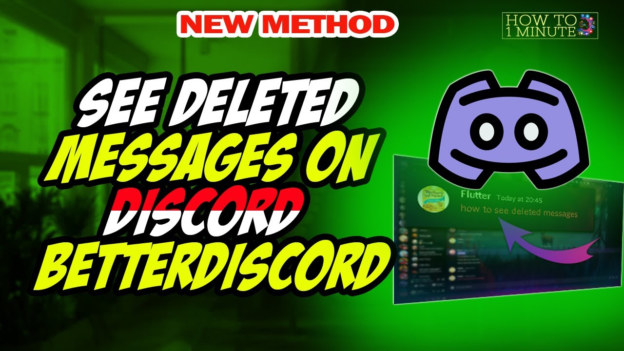 BetterDiscord Message Logger Messageloggerv2 To See Deleted Messages