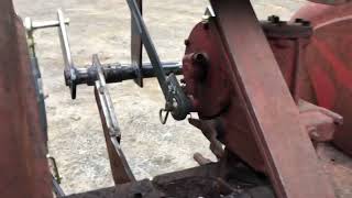 1946 Massey Harris 20 three point hitch conversion.