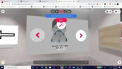 Demo of the Mozilla hub project for Vr social good