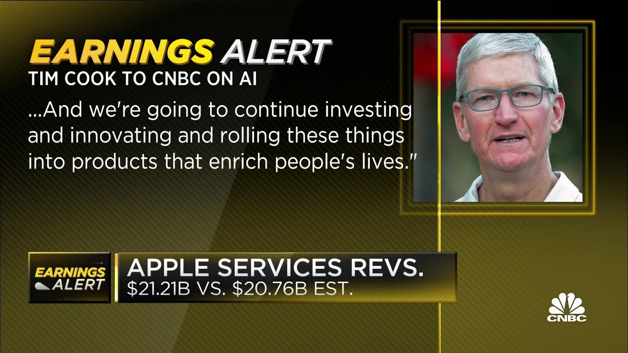 Apple beats soft expectations driven by 8% services growth: Live ...